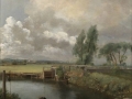 John Constable, R.A. 'Flatford Lock from Mill House'