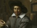 attr. Claude Vignon 'Portrait of François Langlois, called Ciartres (1589-1647)'